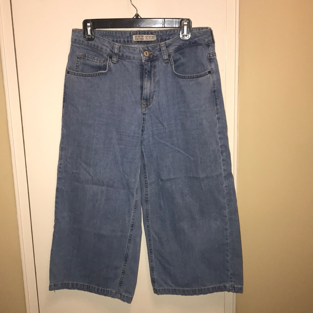 Crop wide leg Zara jean